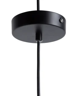 Candeeiro De Teto Em Metal Preto Conca