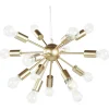 Candeeiro De Teto Em Metal Dourado Balagas