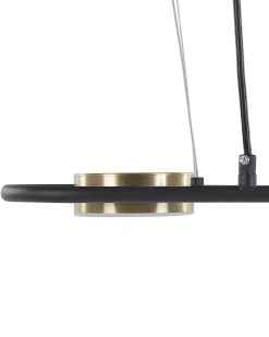 Candeeiro De Teto Em Metal Preto E Cor De Bronze 85 Cm Mali