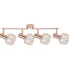 Candeeiro De Teto Em Metal Cor De Cobre Chenab