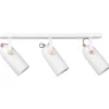 Candeeiro De Teto Em Metal Branco Com 3 Focos Tyria