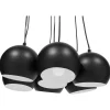 Candeeiro De Teto Em Metal Preto Olza