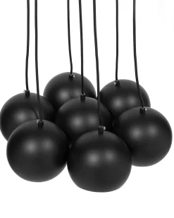 Candeeiro De Teto Em Metal Preto Olza