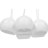 Candeeiro De Teto Em Metal Branco Olza