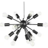 Candeeiro De Teto Em Metal Preto Balagas