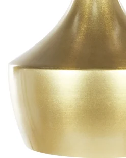 Candeeiro De Teto Em Metal Dourado 142 Cm Fraser