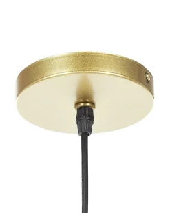 Candeeiro De Teto Em Metal Dourado 142 Cm Fraser