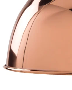 Candeeiro De Teto Em Metal Cobreado E Branco Darya