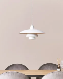 Candeeiro De Teto Em Metal Branco Deel