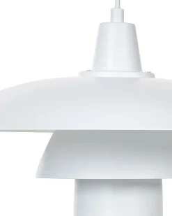 Candeeiro De Teto Em Metal Branco Deel