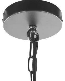 Candeeiro De Teto Em Metal Preto Wanchet