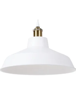 Candeeiro De Teto Em Metal Branco Pechora