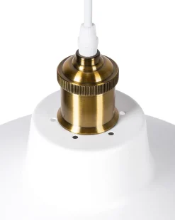 Candeeiro De Teto Em Metal Branco Pechora
