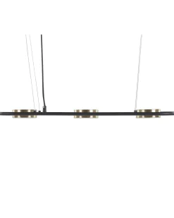 Candeeiro De Teto Em Metal Preto E Cor De Bronze Mali