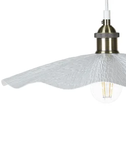 Candeeiro De Teto Em Metal Branco Phils