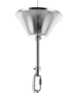 Candeeiro De Teto Em Metal Cromado Ebron