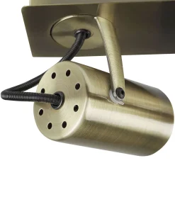 Candeeiro De Teto Em Metal Cor De Bronze Para 3 Lampadas Klip