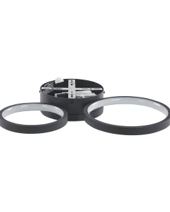 Candeeiro De Teto Em Metal Preto Agnat