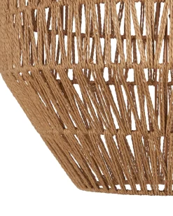 Candeeiro De Teto Em Papel Cor Natural Ewaso