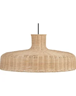 Candeeiro De Teto Em Rattan Cor Natural Tamarin