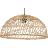 Candeeiro De Teto Em Rattan Cor Natural Ravine