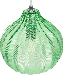 Candeeiro De Teto Em Vidro Verde Keila