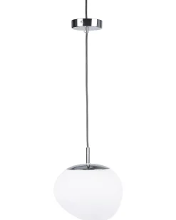 Candeeiro De Teto Em Vidro Branco Liffel