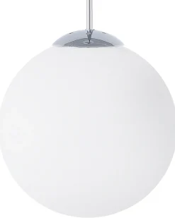 Candeeiro De Teto Em Vidro Branco Barrow S
