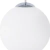 Candeeiro De Teto Em Vidro Branco Barrow L