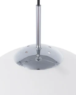 Candeeiro De Teto Em Vidro Branco Barrow L