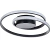 Candeeiro De Teto Led Em Metal Preto Naryn