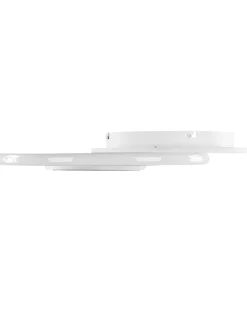 Candeeiro De Teto Led Em Metal Preto E Branco Zami