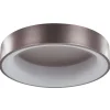 Candeeiro De Teto Led Em Metal Castanho Claro Dawei