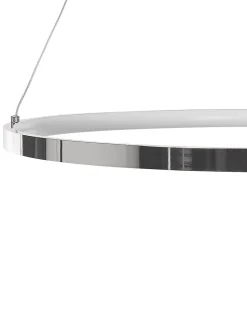 Candeeiro De Teto Led Em Metal Prateado O 40 Cm Jordan