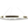 Candeeiro De Teto Led Em Metal Dourado Kraburi