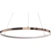 Candeeiro De Teto Led Em Metal Rosa Dourado O 50 Cm Jordan