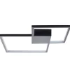 Candeeiro De Teto Led Em Metal Preto Oksu