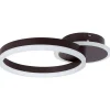 Candeeiro De Teto Led Em Metal Castanho Escuro Glyde