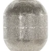 Candeeiro De Teto Marroquino Prateado Maringa