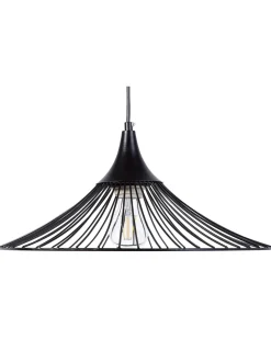 Candeeiro De Teto Metal Preto Giona