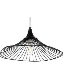Candeeiro De Teto Metal Preto Giona