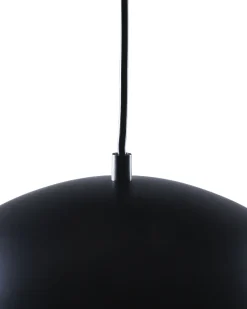 Candeeiro De Teto Metalico Preto E Cor De Cobre Padma