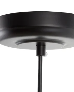 Candeeiro De Teto Para 3 Lampadas Preto Bogna