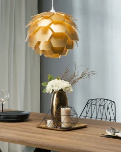 Candeeiro De Teto Pequeno Dourado Segre