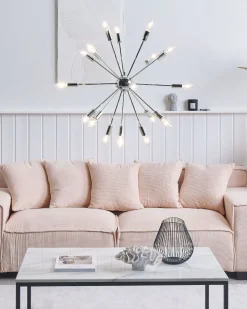 Candeeiro De Teto Prateado Maguse