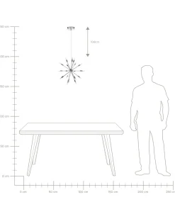 Candeeiro De Teto Prateado Maguse
