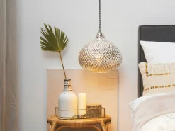 Candeeiro De Teto Prateado Madon