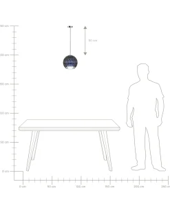 Candeeiro De Teto Prateado Sessera