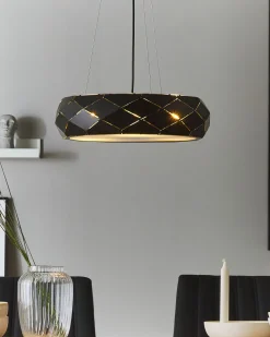 Candeeiro De Teto Preto Cesano