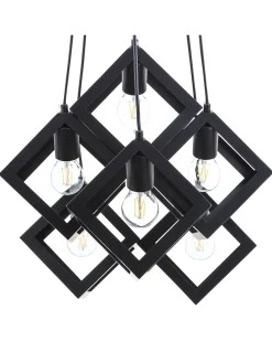 Candeeiro De Teto Preto Chrisola